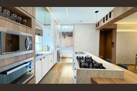 Cozinha de apartamento à venda com 3 quartos, 110m² em Buritis, Belo Horizonte
