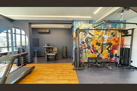 Apartamento para alugar com 42m², 1 quarto e 1 vaga Apartamento para alugar com 42m², 1 quarto e 1 vagaAcademia
