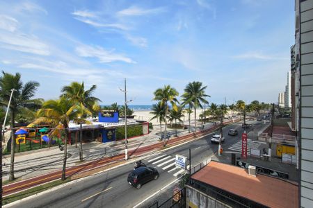 Vista da Sacada de apartamento para alugar com 1 quarto, 61m² em Guilhermina, Praia Grande