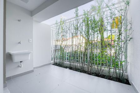 Varanda de kitnet/studio para alugar com 1 quarto, 27m² em Vila Osasco, Osasco