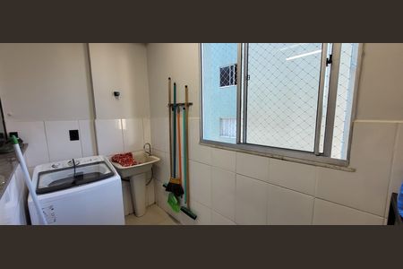 Área de Serviço de apartamento à venda com 3 quartos, 98m² em Parque das Industrias, Betim
