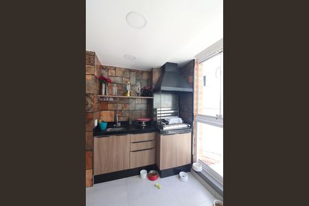 Varanda gourmet de apartamento à venda com 3 quartos, 196m² em Baeta Neves, São Bernardo do Campo