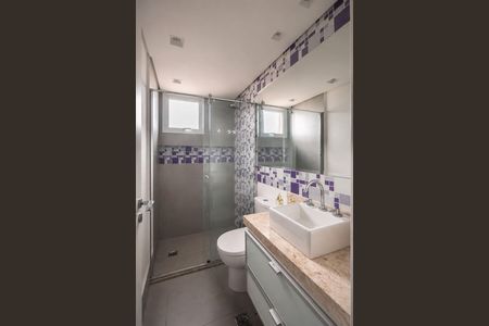 Banheiro de apartamento para alugar com 3 quartos, 122m² em Jardim, Santo André