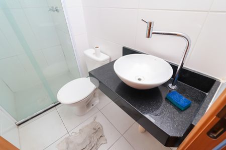 Banheiro de apartamento à venda com 2 quartos, 44m² em Colônia (zona Leste), São Paulo