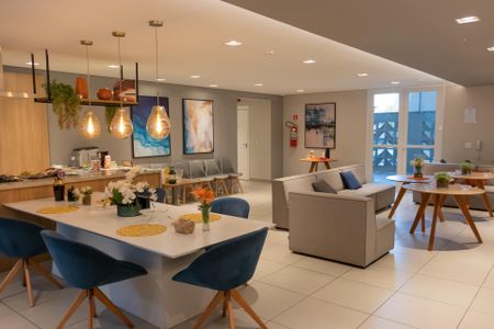 Apartamento para alugar com 40m², 2 quartos e 1 vaga Apartamento para alugar com 40m², 2 quartos e 1 vagaÁrea comum - Salão de festas