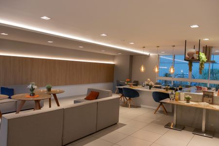 Apartamento para alugar com 40m², 2 quartos e 1 vaga Apartamento para alugar com 40m², 2 quartos e 1 vagaÁrea comum - Salão de festas