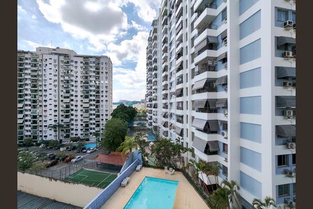 Vista da Suíte de apartamento à venda com 3 quartos, 70m² em Praça da Bandeira, Rio de Janeiro