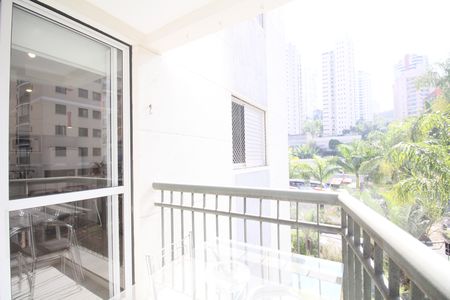 varanda  de kitnet/studio para alugar com 1 quarto, 32m² em Parque Fernanda, São Paulo