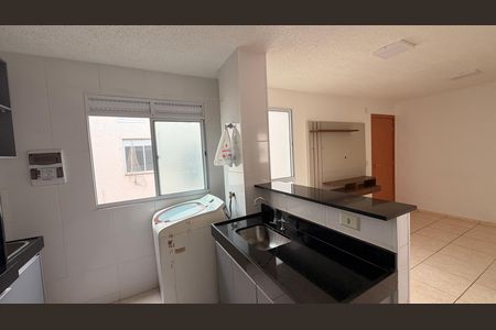Apartamento para alugar com 43m², 2 quartos e 2 vagasCozinha e Área de Serviço