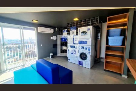 área comum - lavanderia de apartamento para alugar com 2 quartos, 46m² em Jardim Maringa, São Paulo