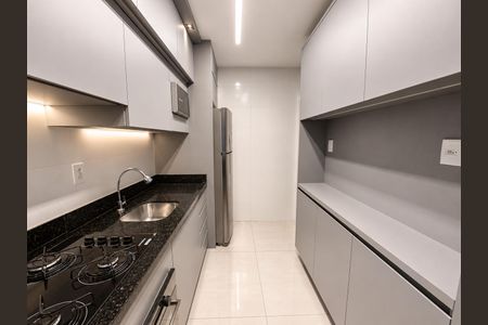 Cozinha de apartamento à venda com 2 quartos, 65m² em Cristo Redentor, Porto Alegre