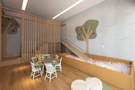Apartamento para alugar com 95m², 3 quartos e 2 vagas Apartamento para alugar com 95m², 3 quartos e 2 vagasÁrea comum - Brinquedoteca