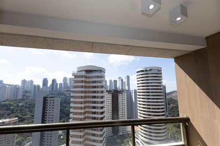 Varanda da Sala 1 de apartamento para alugar com 3 quartos, 95m² em Vale do Sereno, Nova Lima