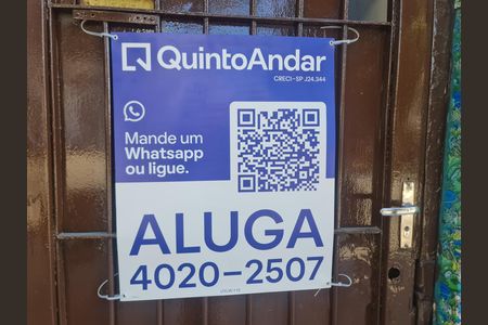 Fachada com placa QuintoAndar  de kitnet/studio para alugar com 1 quarto, 50m² em Jardim Valeria, Guarulhos