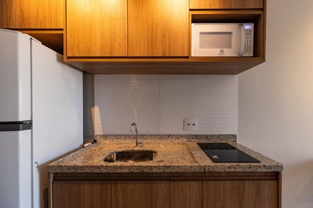 Cozinha de apartamento para alugar com 1 quarto, 29m² em Vila Leopoldina, São Paulo