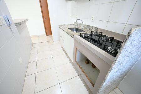 Cozinha de apartamento para alugar com 2 quartos, 64m² em Parque Amazonia, Goiânia