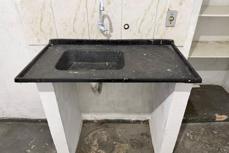 Sala/Quarto/Cozinha de casa de condomínio para alugar com 1 quarto, 35m² em Estuário, Santos