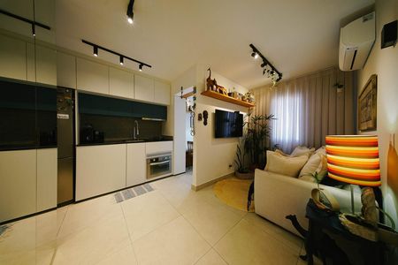 Sala de apartamento à venda com 1 quarto, 32m² em Vila Guilhermina, São Paulo