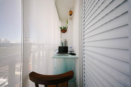 Sacada do Quarto de apartamento à venda com 1 quarto, 32m² em Vila Guilhermina, São Paulo