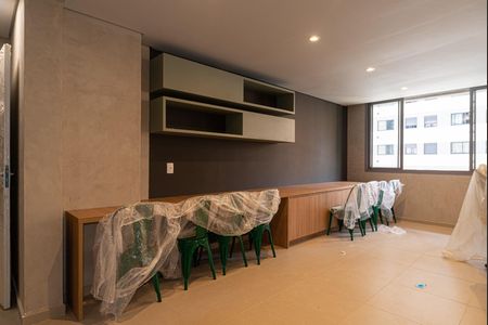 Apartamento para alugar com 25m², 1 quarto e sem vaga Apartamento para alugar com 25m², 1 quarto e sem vagaÁrea comum - Salão de festas