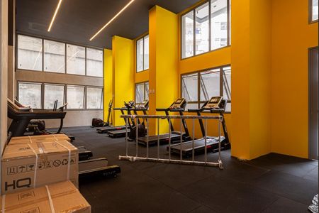 Apartamento para alugar com 25m², 1 quarto e sem vaga Apartamento para alugar com 25m², 1 quarto e sem vagaÁrea comum - Academia