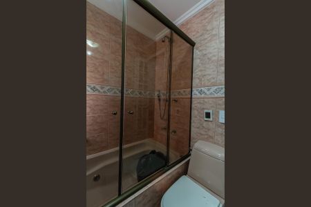 Banheiro da Suíte de apartamento à venda com 4 quartos, 110m² em Vila Julia, São Bernardo do Campo