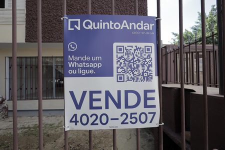 Placa Instalada - 31/07/2026 - TZWM-493 de casa à venda com 3 quartos, 161m² em Vila Curuçá, Santo André