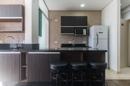 Cozinha de apartamento para alugar com 1 quarto, 46m² em Parque Monte Libano, Mogi das Cruzes