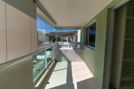 Varanda da Sala de apartamento para alugar com 3 quartos, 96m² em Santa Rosa, Niterói