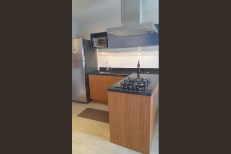 Cozinha de apartamento para alugar com 1 quarto, 46m² em Cidade Baixa, Porto Alegre