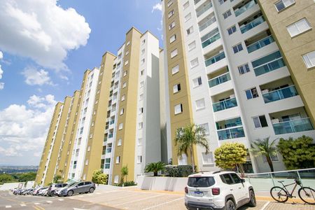 Fachada do bloco de casa de condomínio à venda com 3 quartos, 69m² em Jardim Sevilha, Indaiatuba