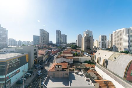 Varanda da Sala - Vista de apartamento para alugar com 1 quarto, 45m² em Ipiranga, São Paulo