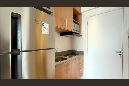 Cozinha de kitnet/studio à venda com 1 quarto, 25m² em Pinheiros, São Paulo