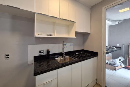 Cozinha de apartamento para alugar com 2 quartos, 42m² em Jardim, Santo André