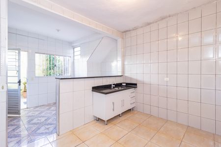 Cozinha de casa para alugar com 1 quarto, 43m² em Vila Picinin, São Paulo