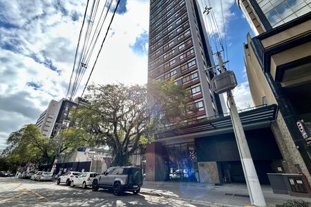 Fachada de apartamento para alugar com 1 quarto, 30m² em Centro, Florianópolis