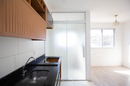 Cozinha de apartamento para alugar com 2 quartos, 40m² em Vila Zat, São Paulo