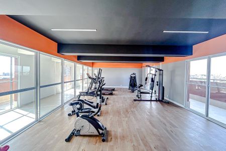 Área comum - Academia de apartamento para alugar com 2 quartos, 36m² em Vila Esperança, São Paulo