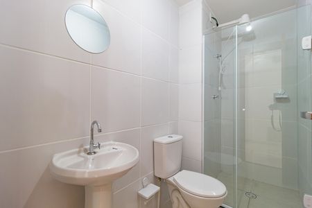 Banheiro de apartamento para alugar com 1 quarto, 25m² em Belenzinho, São Paulo