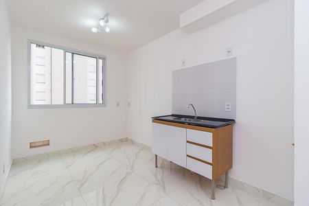 Cozinha de apartamento para alugar com 1 quarto, 25m² em Belenzinho, São Paulo