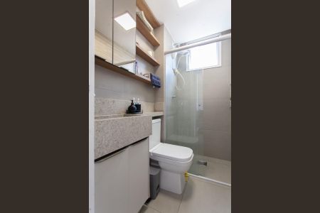 Banheiro de apartamento para alugar com 2 quartos, 50m² em Planalto, Belo Horizonte