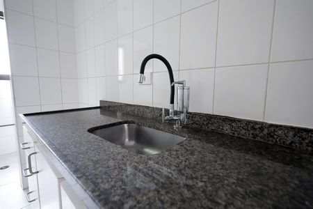 Cozinha de apartamento à venda com 3 quartos, 75m² em Vila Apiai, Santo André