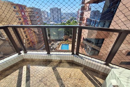 Varanda  de apartamento à venda com 3 quartos, 175m² em Santo Antônio, São Caetano do Sul