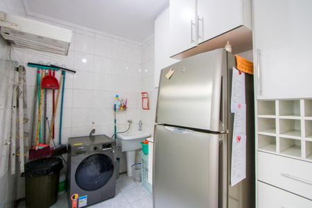 Área de serviço de apartamento à venda com 3 quartos, 82m² em Santa Terezinha, Santo André
