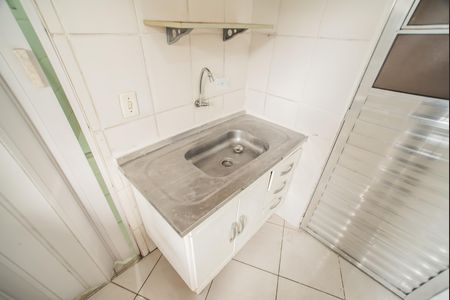 Cozinha de kitnet/studio para alugar com 1 quarto, 15m² em Vila Clementino, São Paulo