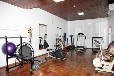 Área Comum - Academia de apartamento para alugar com 1 quarto, 50m² em Menino Deus, Porto Alegre