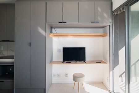Studio para alugar com 27m², 1 quarto e sem vaga
