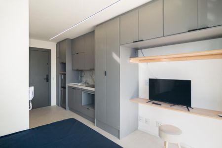 Studio para alugar com 27m², 1 quarto e sem vaga