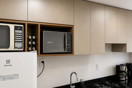 Cozinha de apartamento à venda com 3 quartos, 67m² em São Sebastião, Porto Alegre