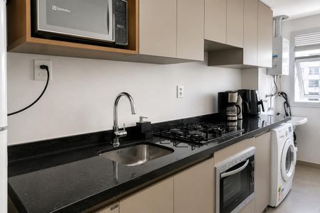 Cozinha de apartamento à venda com 3 quartos, 67m² em São Sebastião, Porto Alegre